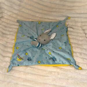 Goodnight Moon Lovey Plush Bunny Rabbit Security Blanket Knotted Ends Mini‎